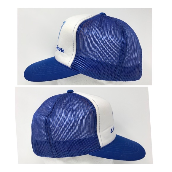 J.M. Simons Electric MSA Vintage Foam Trucker Hat - Picture 2 of 8